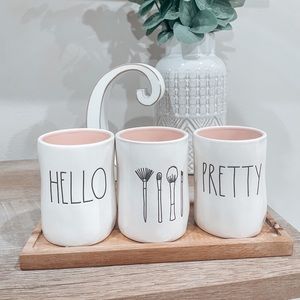 Rae Dunn Makeup Brush Holder